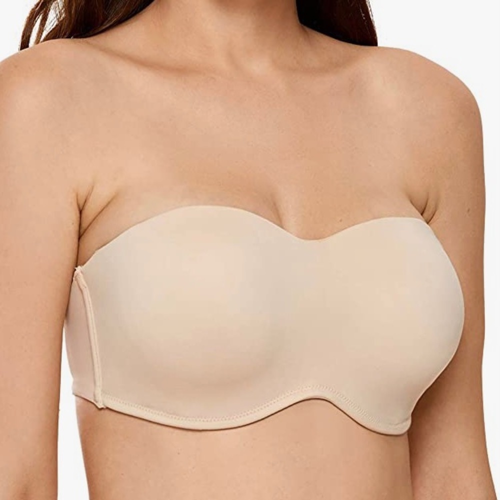 NWT Delimira Strapless Bra Minimizer